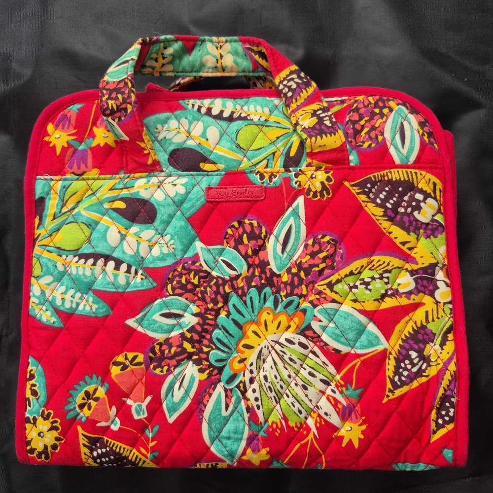 Vera Bradley Red Floral Travel Bag